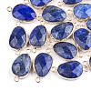 Natural Lapis Lazuli Links connectors G-S344-02C-1