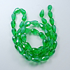 Electroplate Glass Beads Strands EGLA-R008-15x10mm-3-2