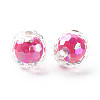 Transparent Acrylic Beads TACR-S152-14B-3