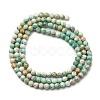 Natural Peruvian Turquoise(Jasper) Beads Strands G-A276-C13-3mm-3