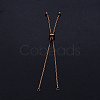 Adjustable 201 Stainless Steel Slider Bracelets Making STAS-S105-JN646-3-2