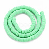 Handmade Polymer Clay Bead Strands CLAY-T002-6mm-51-2