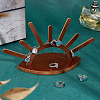 Eye Moon Wood Ring Holder Display RDIS-WH0015-04-5