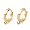 Brass Hoop Earrings Finding KK-M262-1A-G-1