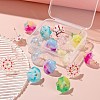 18Pcs 9 Style Printed Acrylic Pendants KY-LS0001-28-5