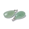 Natural Green Aventurine Pendants G-D084-01P-B10-3
