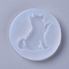 Food Grade Silhouette Silicone Puppy Molds DIY-L026-035-1