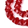 Transparent Glass Beads Strands GLAA-Q118-01A-B10-3