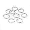Tarnish Resistant 304 Stainless Steel Keychain Clasps X-KEYC-D049-05-1