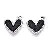 Rack Plating Alloy Enamel Charms ENAM-N056-343P-A-1