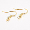 Brass Earring Hooks KK-S075-G-2