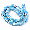 Handmade Porcelain Ceramic Beads Strands PORC-T006-03P-2