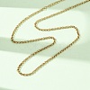 2.5MM 304 Stainless Steel Rolo Chain/Pea Chain Necklaces SA-CBA4160-23G-3