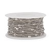 Tarnish Resistant 304 Stainless Steel Figaro Chains CHS-N002-03P-3