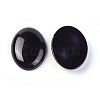 Natural Dyed & Heated Black Agate Cabochons G-F608-03C-2