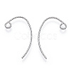 Brass Earring Hooks X-KK-Q735-346P-3