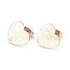 Ion Plating(IP) 304 Stainless Steel Stud Earring Findings STAS-I183-06B-RG-2