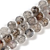 Natural Dragon Veins Agate(Dyed & Heated) Beads Strands G-H057-A09-01-2