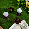 4Pcs Plywood Golf Display Stands for Display Golf Bal ODIS-WH0079-086-4