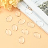 Transparent Oval Glass Cabochons GGLA-R022-18x13-4