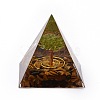 Resin Orgonite Pyramid Home Display Decorations G-PW0004-56A-09-2