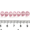 Transparent Baking Paint Glass Beads Strands LS-DGLA-A034-T8mm-D09-4