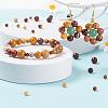 340Pcs 4 Sizes Natural Mookaite Beads G-LS0001-34-6