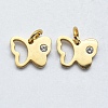 316 Surgical Stainless Steel Pendants STAS-K178-08-2