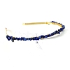 Natural Lapis Lazuli Hair Bands PW-WGC1C33-35-1