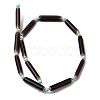 Handmade Lampwork Chevron Beads LAMP-Z019-01-17-2