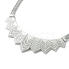 
304 Stainless Steel Bib Necklaces NJEW-Q322-09P-3