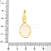 Brass Micro Pave Cubic Zirconia Pendants KK-F894-02G-3