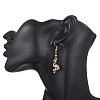 Crane Alloy Dangle Earrings EJEW-JE06699-3