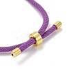 Adjustable Polyester Cord Bracelet Making MAK-C001-01A-3