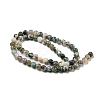 Natural Tree Agate Round Gemstone Beads Strands X-G-R255-6mm-5