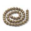 Electroplate Natural Druzy Geode Weathered Agate Beads Strands G-S284-8mm-06-2