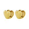 Heart 304 Stainless Steel Hoop Earrings for Women HP5817-1-1