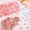 200Pcs Acrylic Bead Caps OACR-SC0001-83C-3
