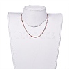 Faceted Glass Beaded Necklaces NJEW-JN02553-6