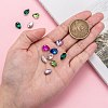 Pointed Back Glass Rhinestone Cabochons RGLA-T081-7x10mm-6