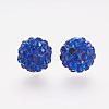 Polymer Clay Rhinestone Beads RB-K050-8mm-C19-2