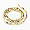 Eco-Friendly Long-Lasting Plated Non-magnetic Synthetic Hematite Smooth Beads Strands G-I175-34-3mm-G-2