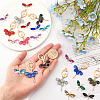 40Pcs 20 Styles Alloy Resin Big Pendants FIND-CA0006-81-3