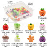 36Pcs 9 Styles Resin Vegetable Figurines Ornament DJEW-FS0001-02-4
