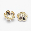 5-Petal Brass Caps KK-F727-79G-NF-2