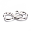 Non-Tarnish 304 Stainless Steel Pendants/Links X-STAS-E474-22-2