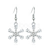 Snowflake Alloy Dangle Earrings FS-WGD9918-21-1