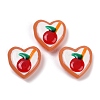 Handmade Heart Lampwork Beads Strands LAMP-P069-04B-04-2