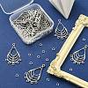 20Pcs Tibetan Style Alloy Rhinestone Connector Settings FIND-YW0003-27-5