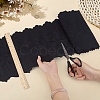 3Yards Cotton Embroidery Flower Pattern Ribbon OCOR-MA0001-83A-3